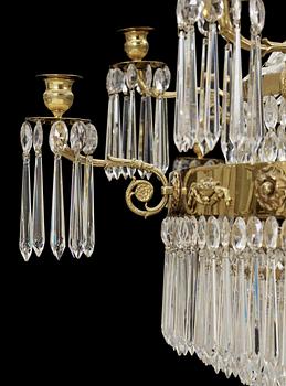 LJUSKRONA, för tolv ljus, empirestil, 1900-talets första hälft.