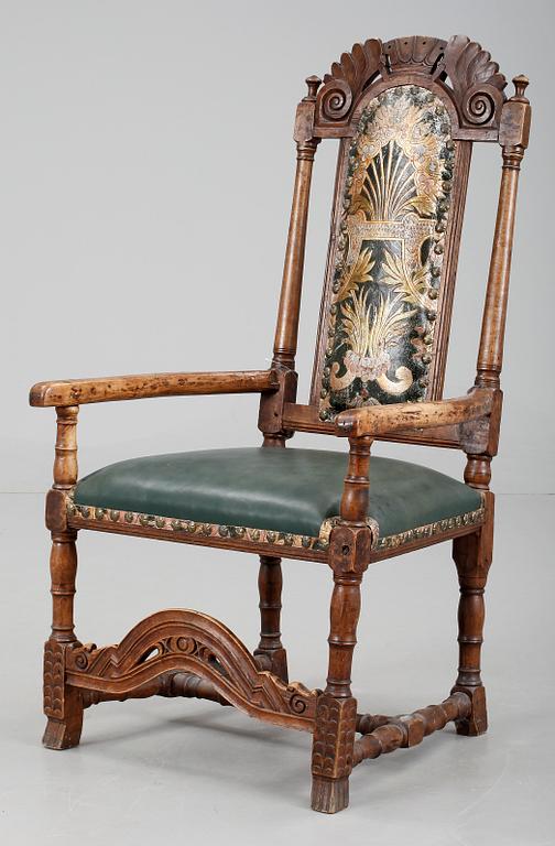 KARMSTOL, barock, 1700-talets första hälft.