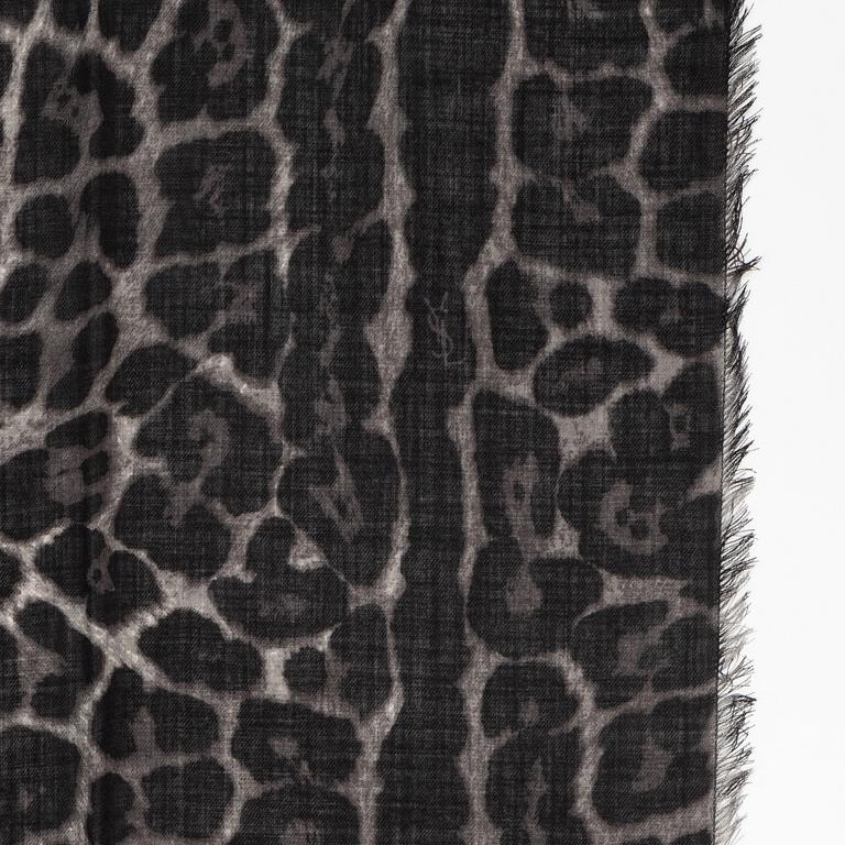 Yves Saint Laurent, a wool and cashmere mix scarf.