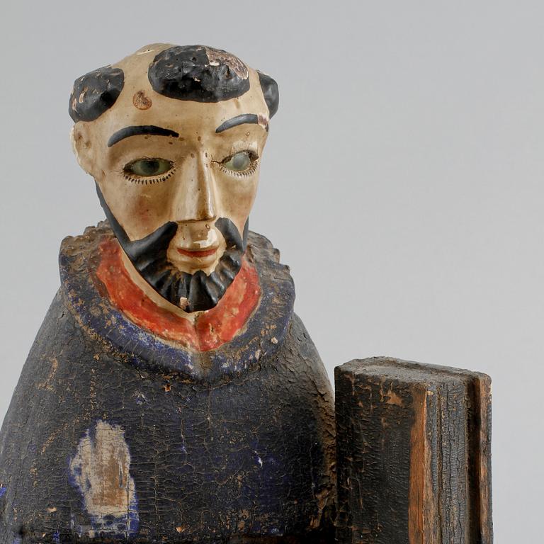 FIGURIN, trä, 1800-tal.
