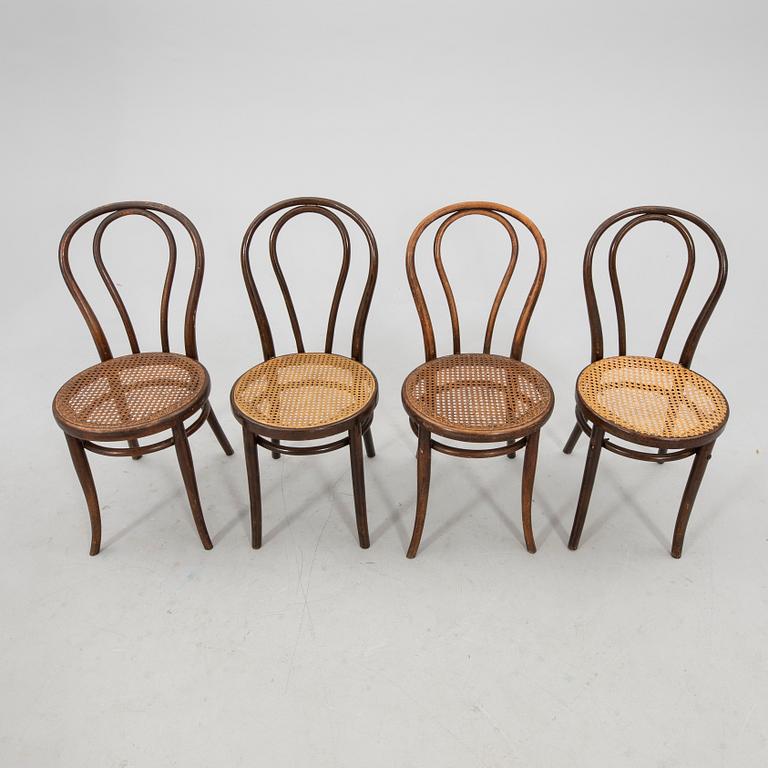 Chairs 4 pcs, 2 pcs Thonet from the first half of the 20th century.