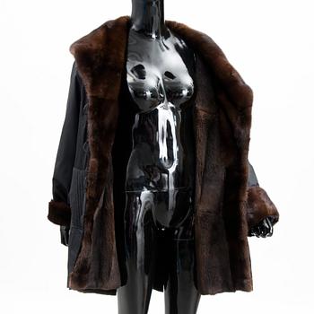 A Grünstein Fur Lined Coat.