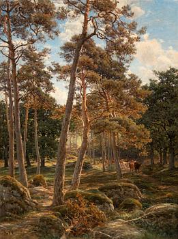 98. Berndt Lindholm, ON A FOREST PATH.