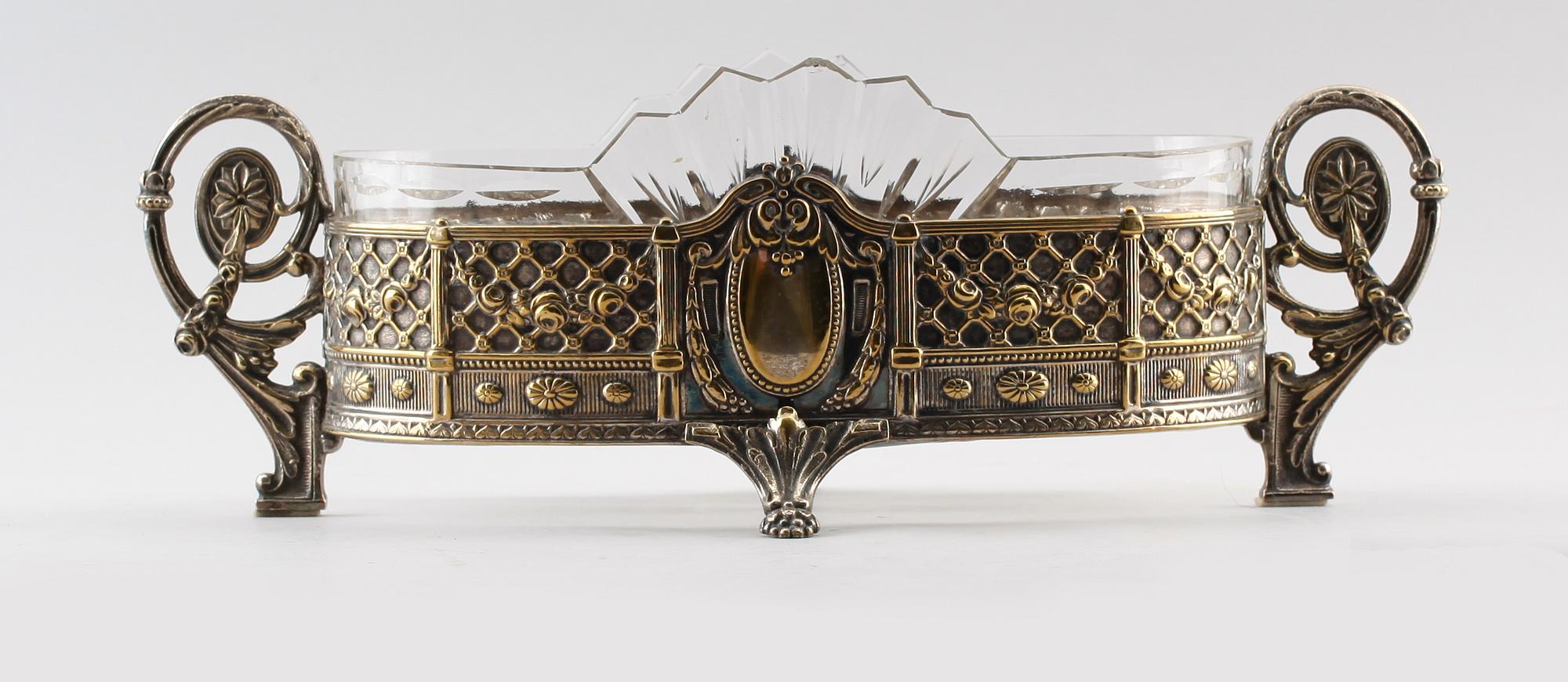 JARDINJÄR, mässing, gustaviansk stil, 1900-talets första hälft.