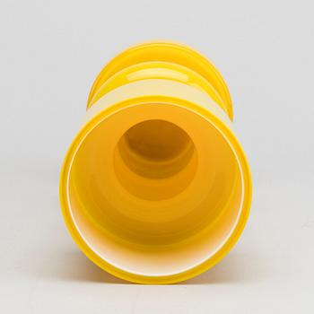 LJUSSTAKE/VAS, glas 1960/70-tal.