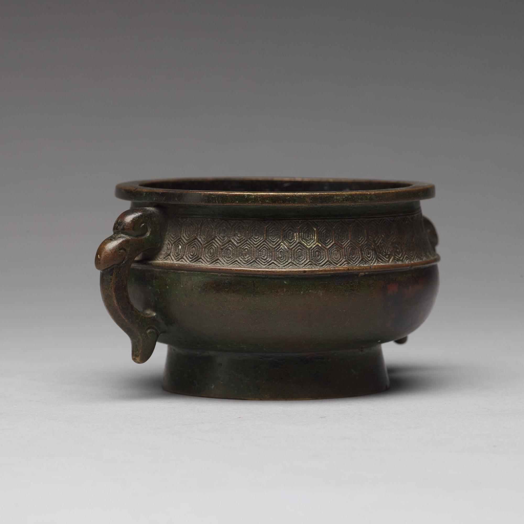 A bronze censer, Qing dynasty, presumably 18th Century.