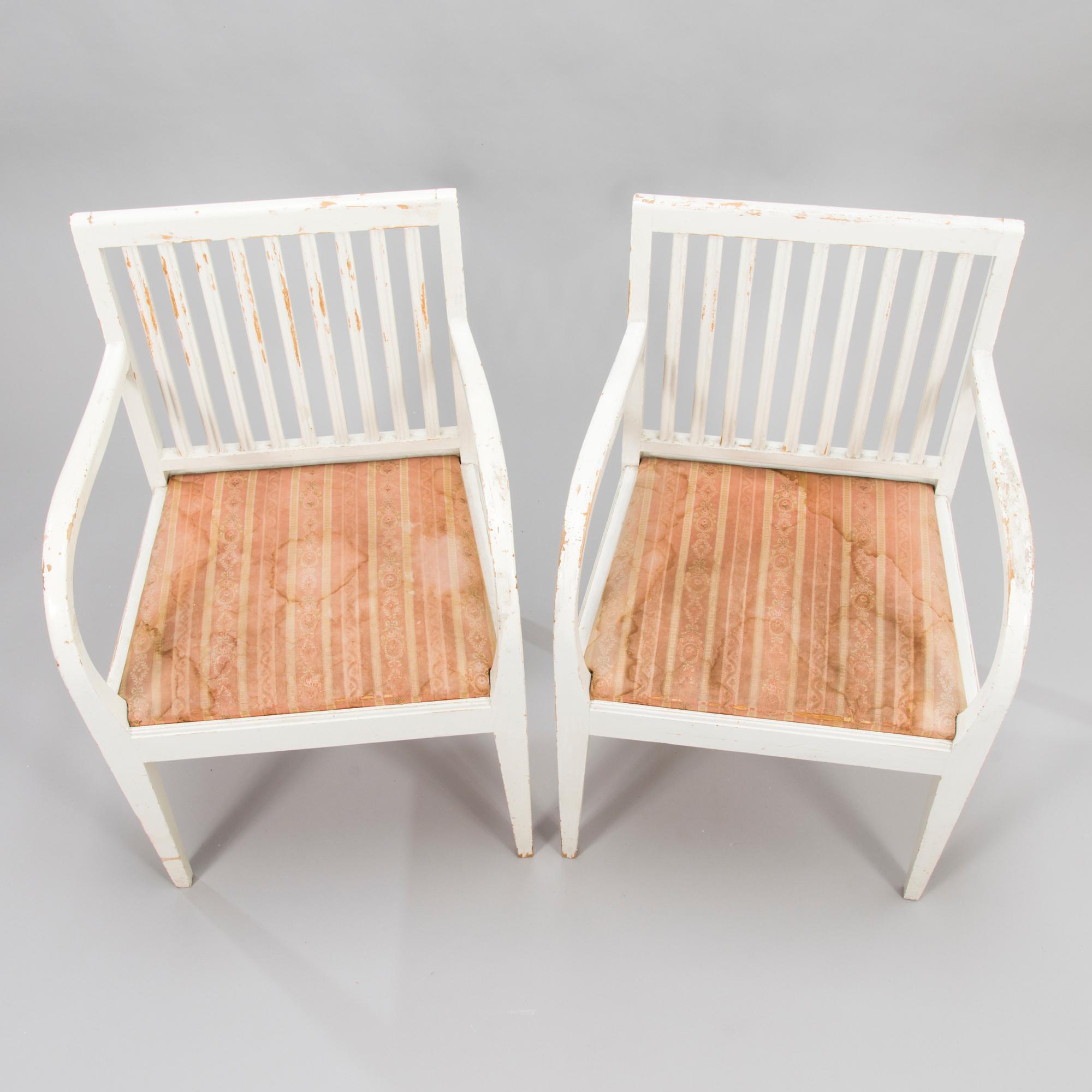 ELIEL SAARINEN, MÖBLEMANG, 4 delar.