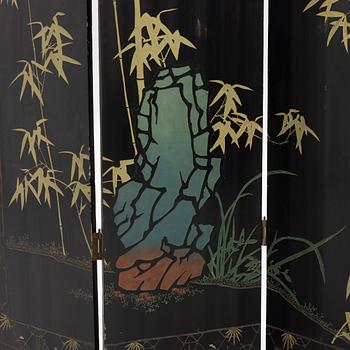 Folding screen, Japan, mid/second half of the 20th century.