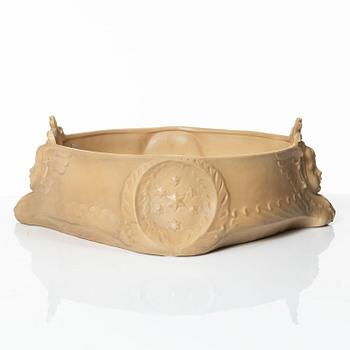 Herman Neujd, jardinjär, flintgods, jugend, Gustafsberg, daterad 1904.