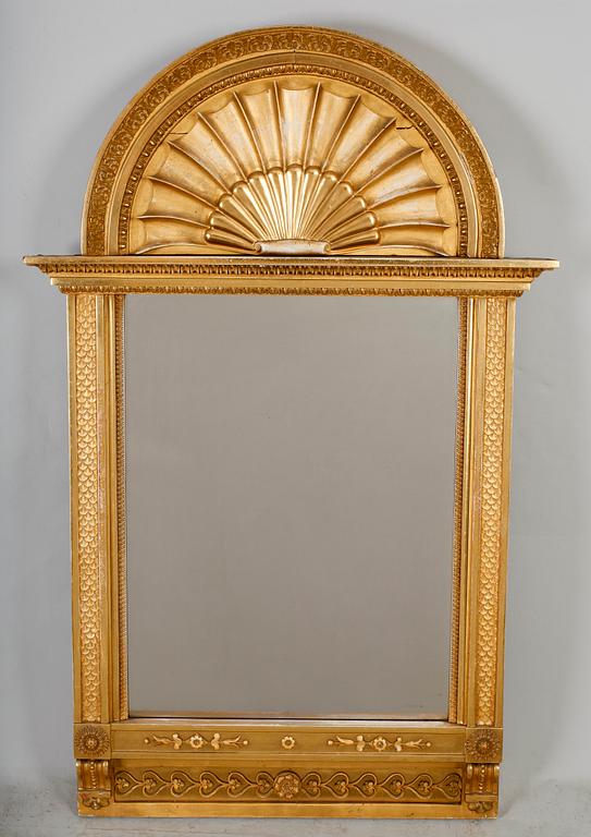 SPEGEL, empire, Jon Frisk (1787-1849), Stockholm, 1800-talets första hälft.