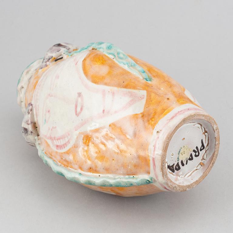 Salvatore Procida, a glazed ceramic vase, Italy 1950's.