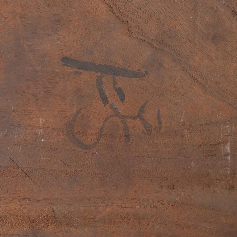 An Anglo-Indian hardwood folding Table, North India, circa 1880. .