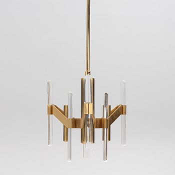Gaetano Sciolari, attributed to. A ceiling lamp, Italy, second half of the 20th Century.
