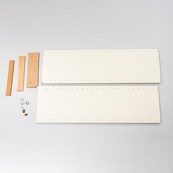 Børge Mogensen & Grethe Meyer, a four-piece book case, 'Boligens Byggeskabe', second half of the 20th century.