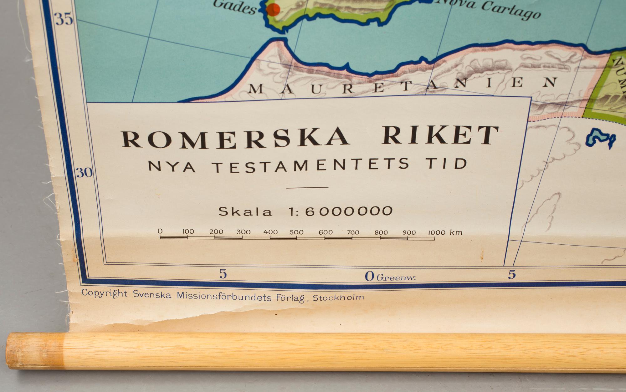 SKOLKARTOR, 2 st, 1900-talets mitt.