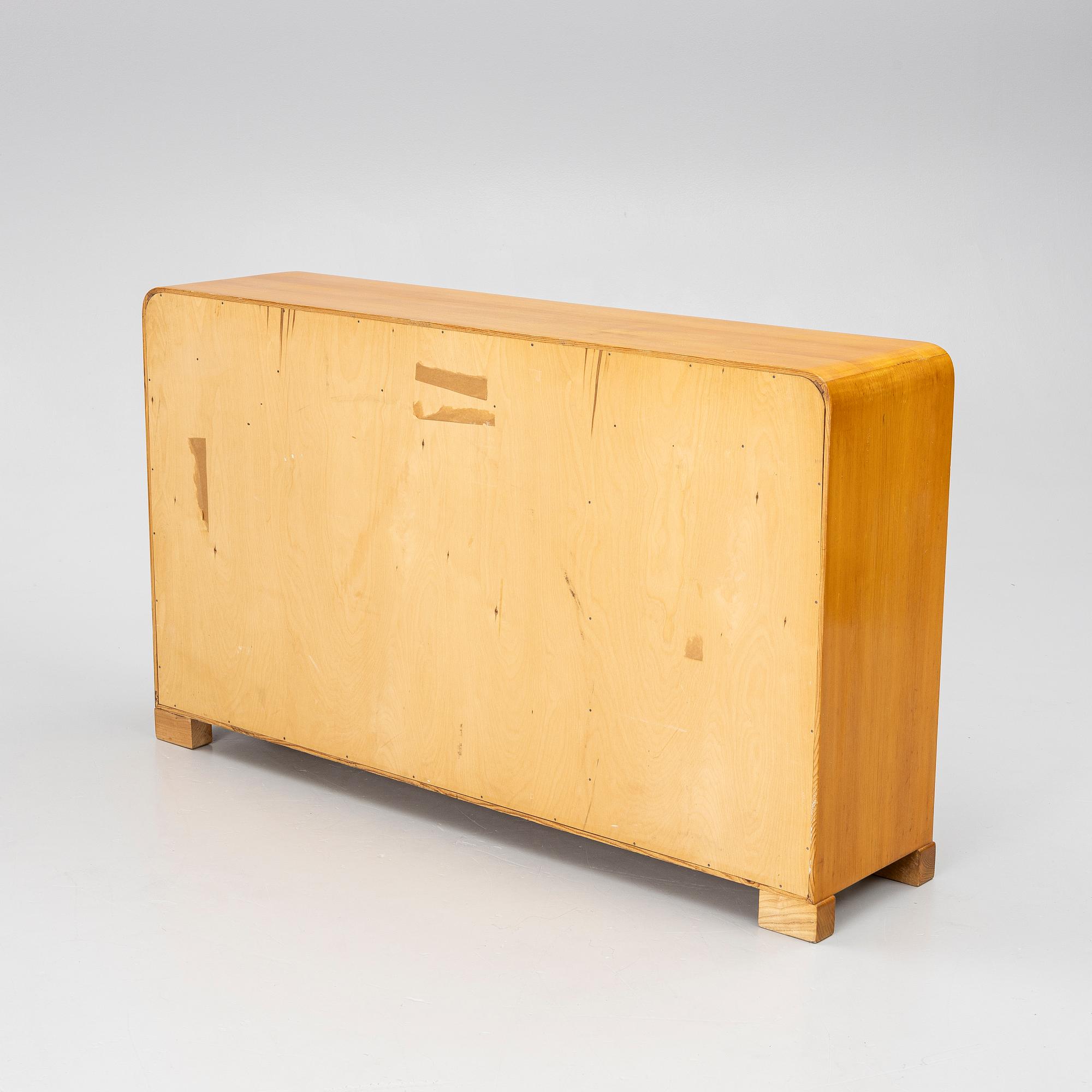 A bookcase with cabinet, Sweden, 1930s/40s.