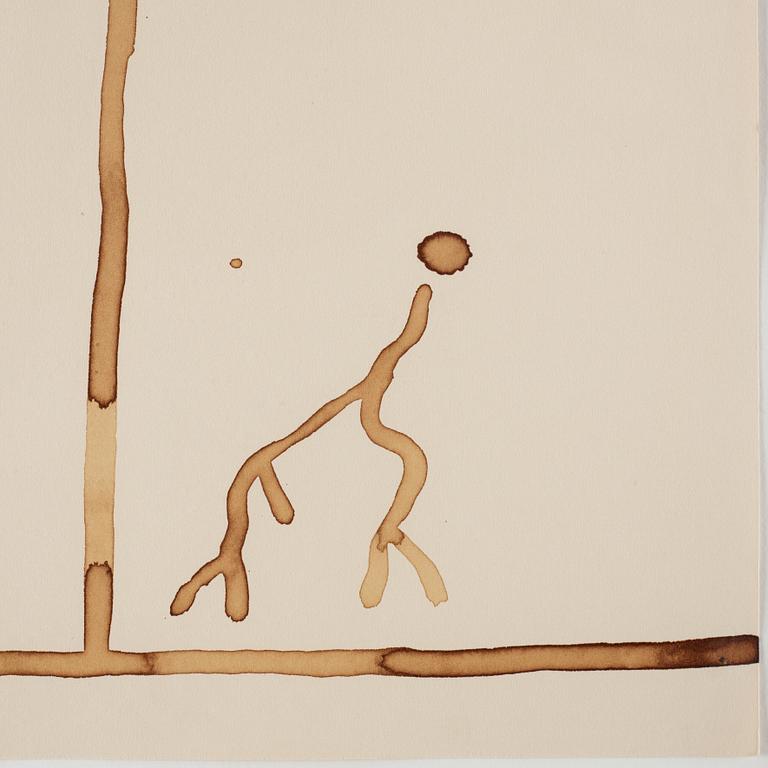 JAMES BROWN, drawing signed and dated 1988 on verso.