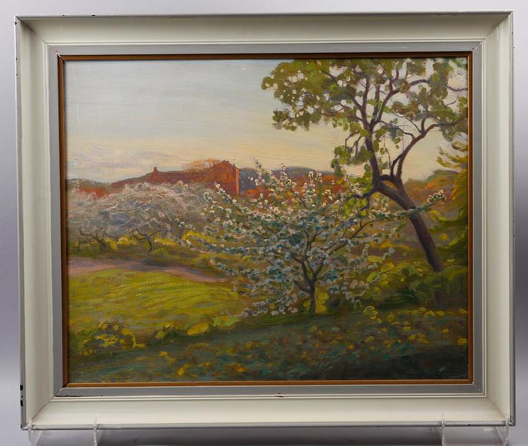 HERMAN ÖSTERLUND, olja på duk, sign.