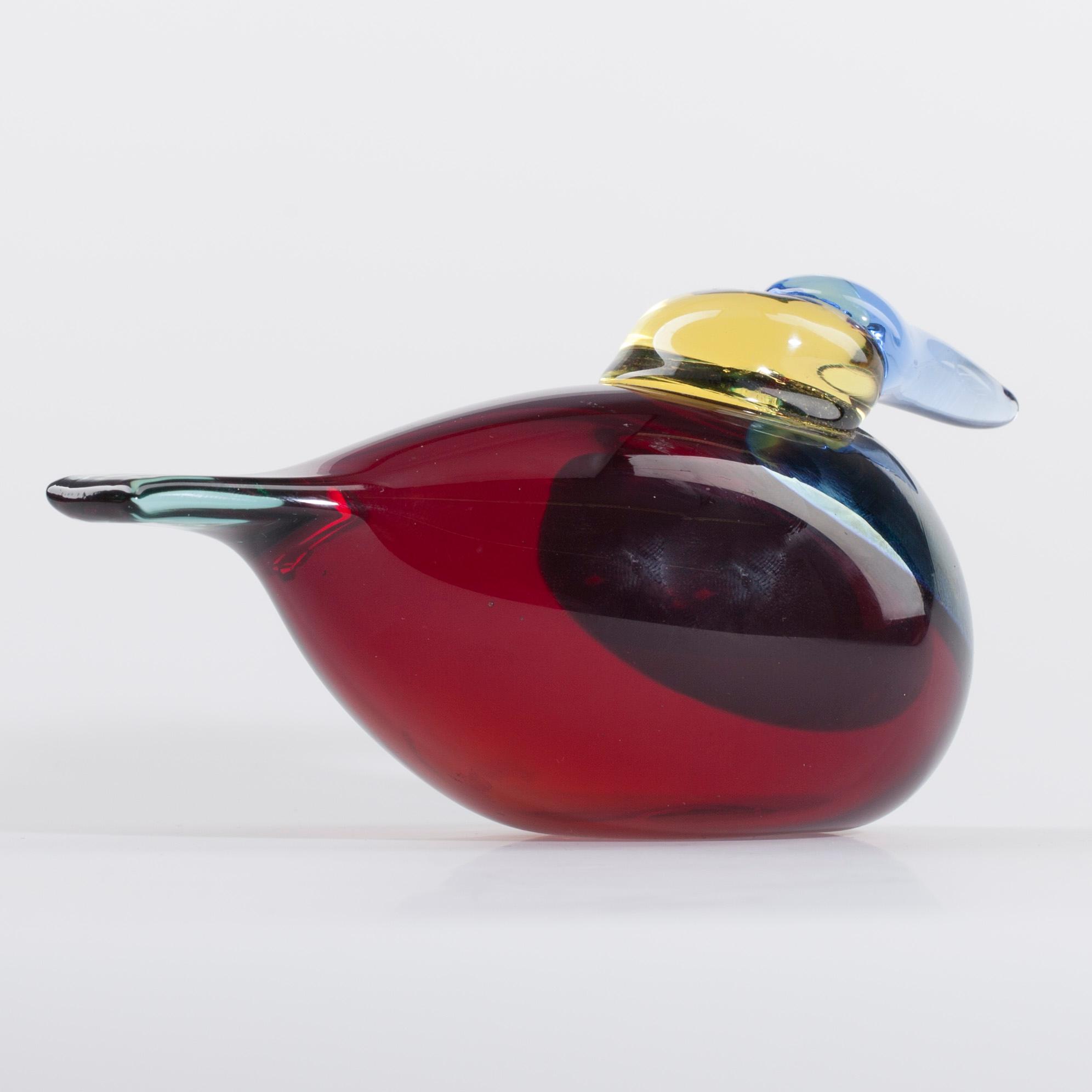 FIGURIN, glas, signerad O. Toikka, Nuutajärvi 2005-2007.