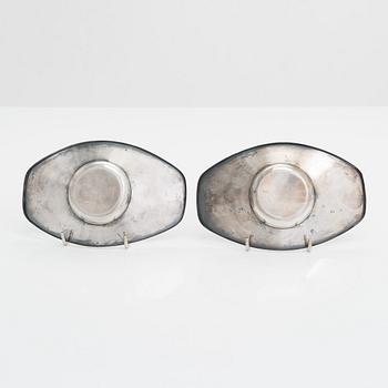 Bertel Gardberg, a pair of silver candleholders for Kultakeskus, Hämeenlinna 1958.