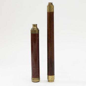 Two 19th century telescopes.