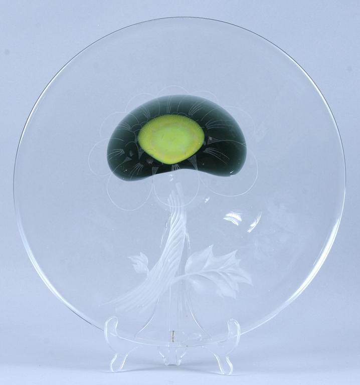 FAT, glas, Olle Alberius, Orrefors Expo, 1977.