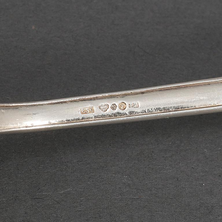 BESTICKSERVIS, 53 delar, silver, modell "Empire", bl a CG Hallberg, Stockholm 1931.