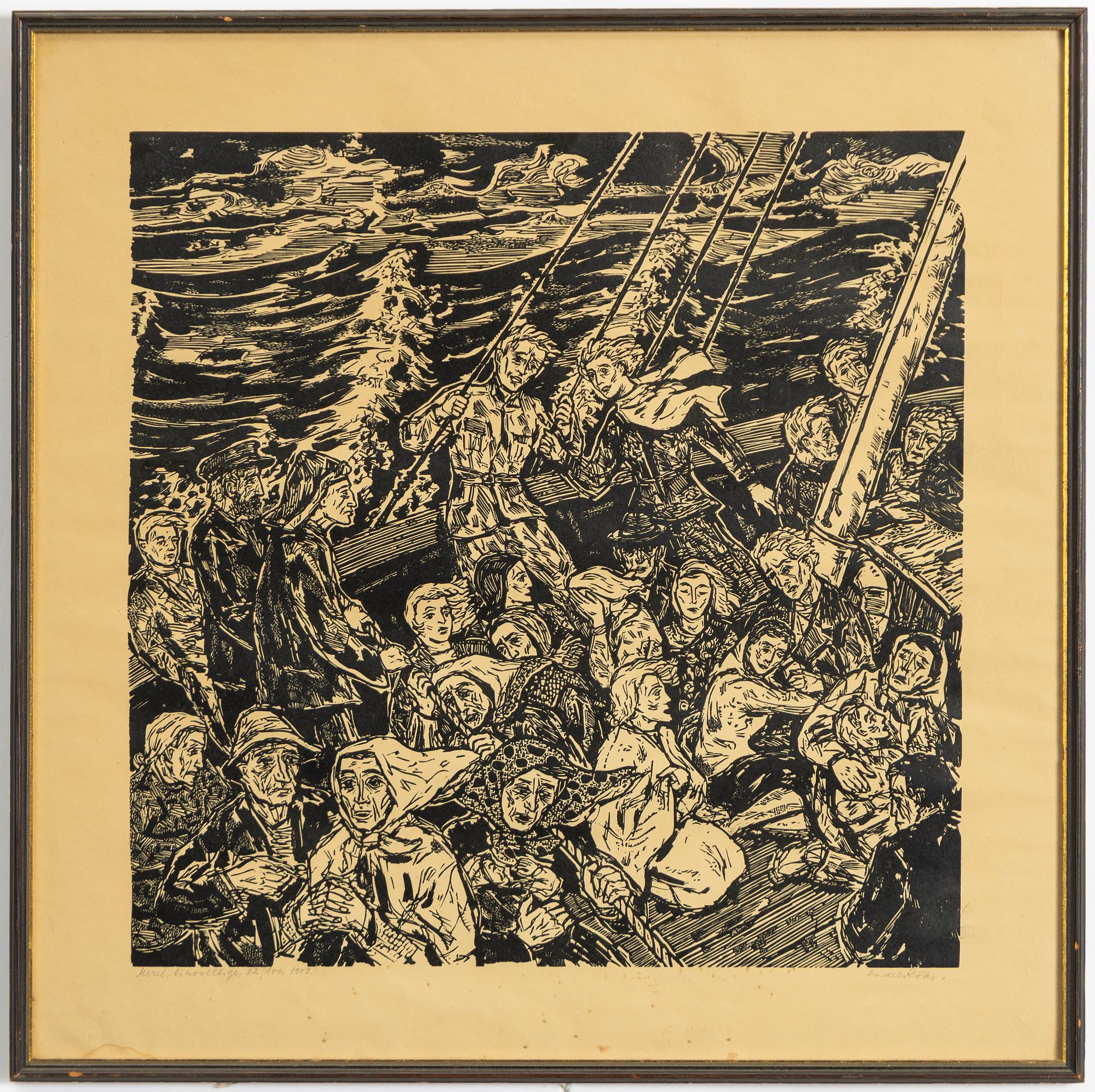 Endel Kõks, 'Meril (At Sea)'.