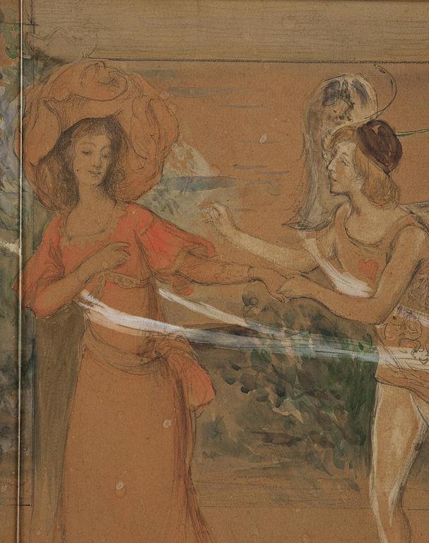 Georg Pauli/Hanna Hirsch-Pauli, Festival procession.