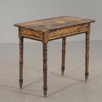 BORD med LÅDA,  1800-talets andra hälft.