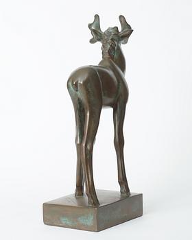 Jussi Mäntynen, "Ungt brushuvud" (Young Elk).