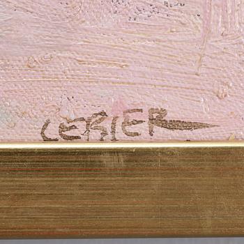 DANIEL LEBIER, olja på duk, signerad.