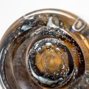 Heikki Orvola, A 'Vulcano' art glass vase, signed Heikki Orvola Nuutajärvi Notsjö. Designed 1974.