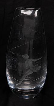 VAS, glas, Vicke Lindstrand Kosta.