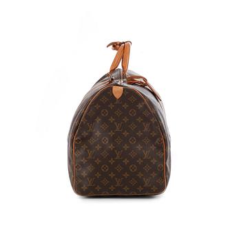 LOUIS VUITTON, a monogram canvas weekend bag, "Keepall 60", 1986.