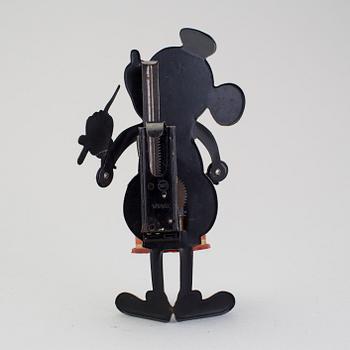 A tinplate Mickey Mouse drummer probably by Nifty, Germany, 1930s.