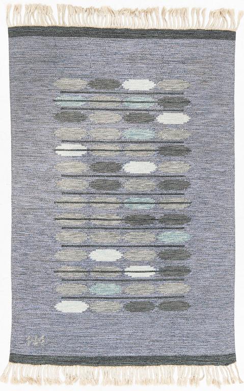 Rug, röllakan, indistinctly signed, approximately 200 x 135 cm.