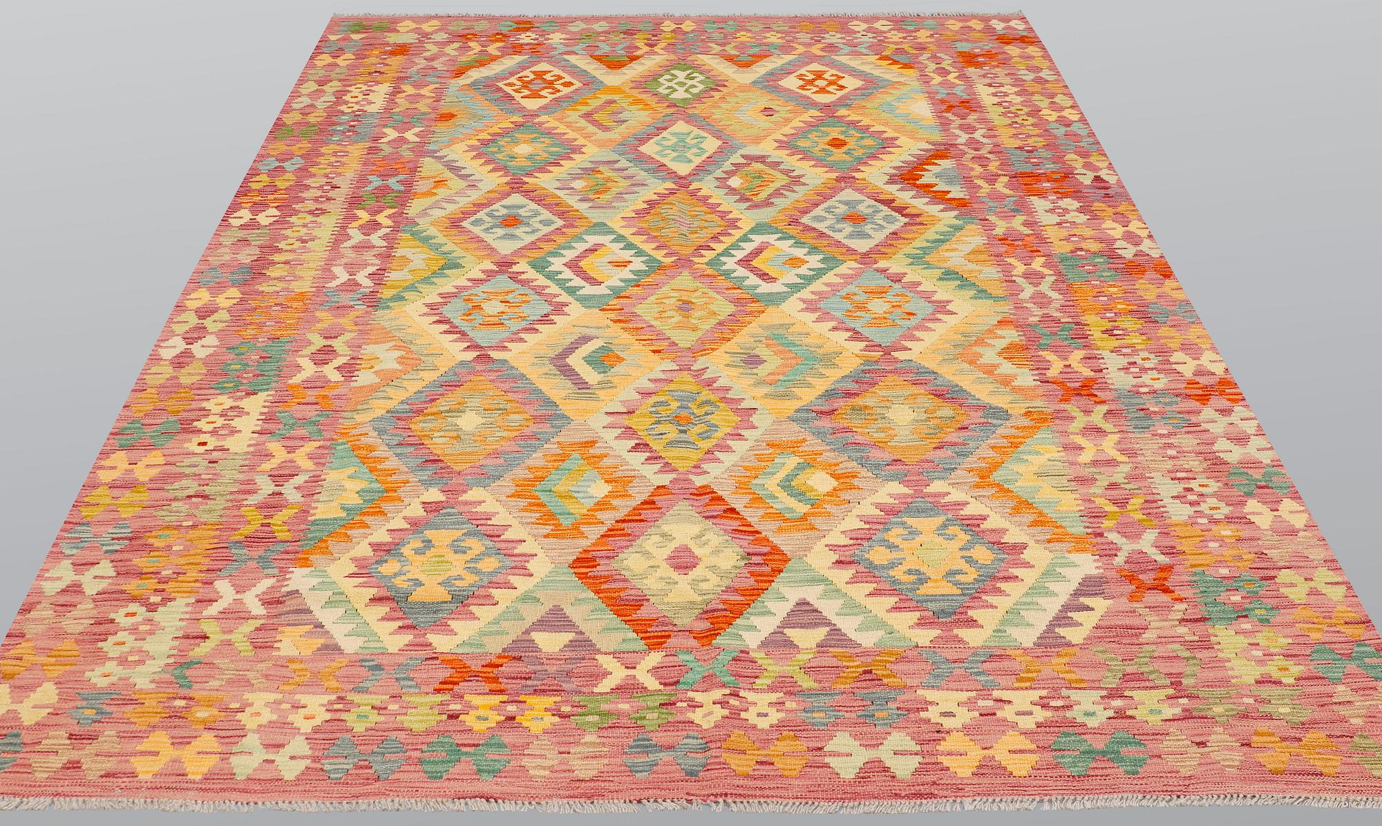 A carpet, kilim, ca 295 x 204 cm.