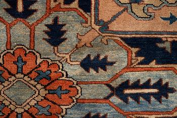 Matta Heriz, ca 365 x 350 cm.