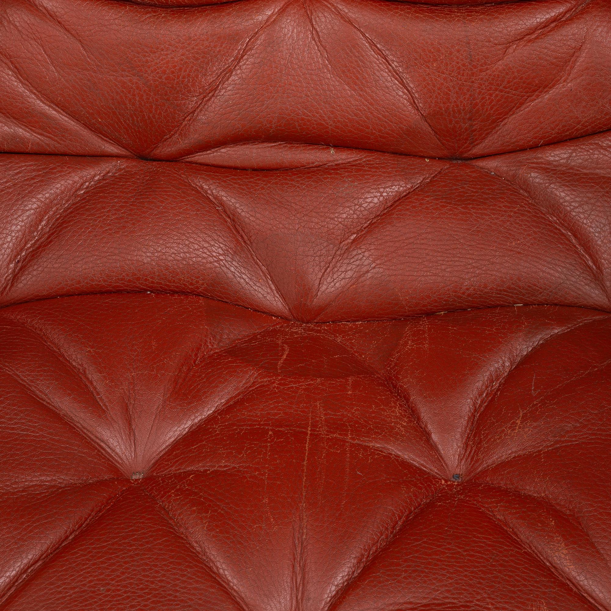 Bruno Mathsson, fåtölj med fotpall, "Pernilla", Dux.