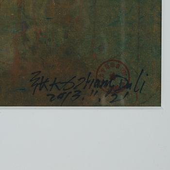 Zhang Dali, "Slogan - Advance in Cultural and Social development", 2013.