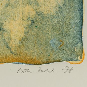 PETER DAHL, färglitografi, 1978, signerad 150/260.