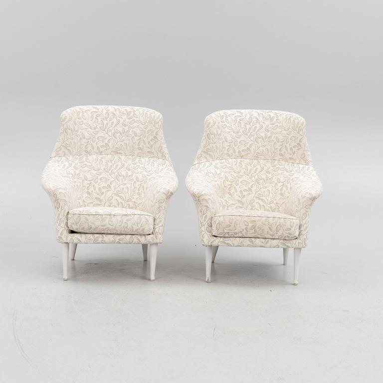 Kerstin Hörlin-Holmquist, armchairs, a pair, from the "Paradiset" series, Nordiska Kompaniet.