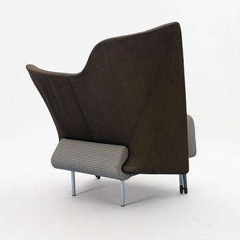 Paolo Deganello, an easy chair, ”Torso Lounge Chair”, Cassina, Italy 1980s.