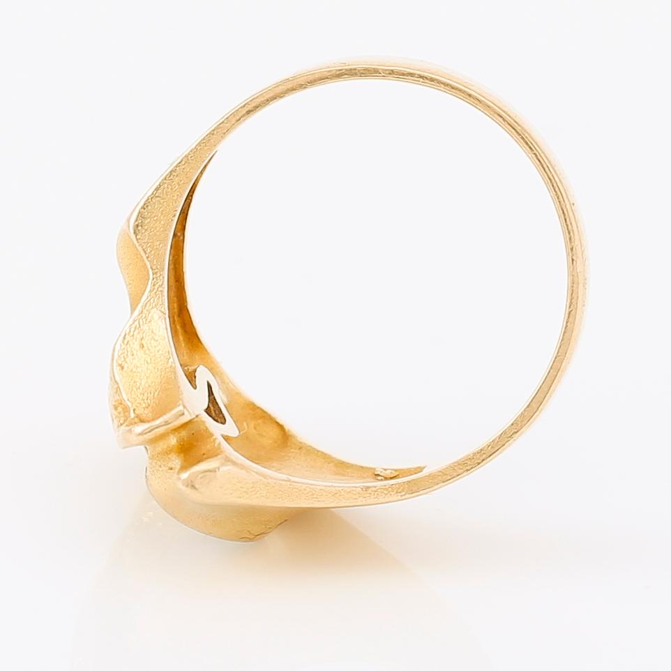 RING, 18K guld/vitguld, Björn Weckström, Lapponia, Finland, 1997. Vikt ca 7 gram.