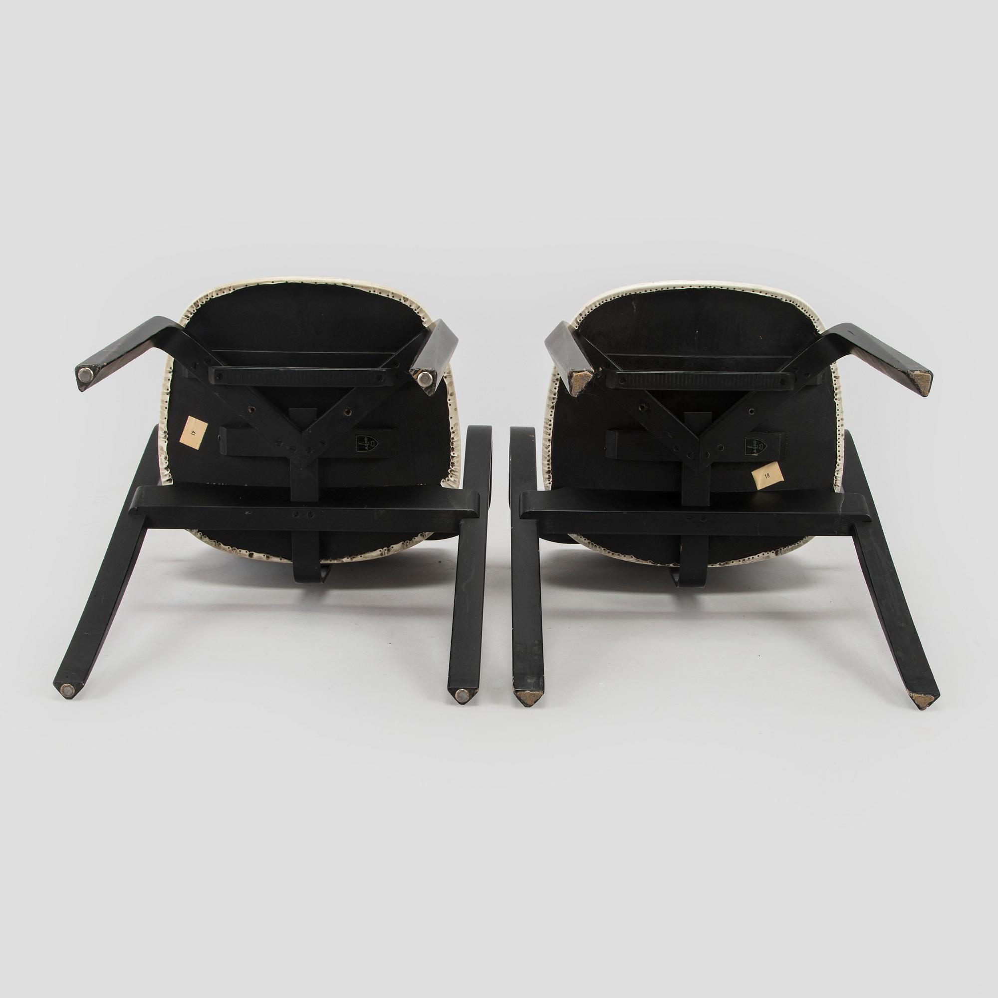 Ilmari Tapiovaara, karmstolar, 6 st, "Aslak", Asko 1960-tal.