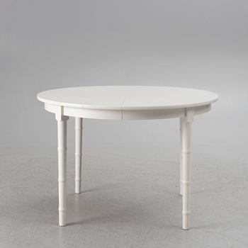 A 7-piece dining group, Miranda of Sweden, late 20th Century.