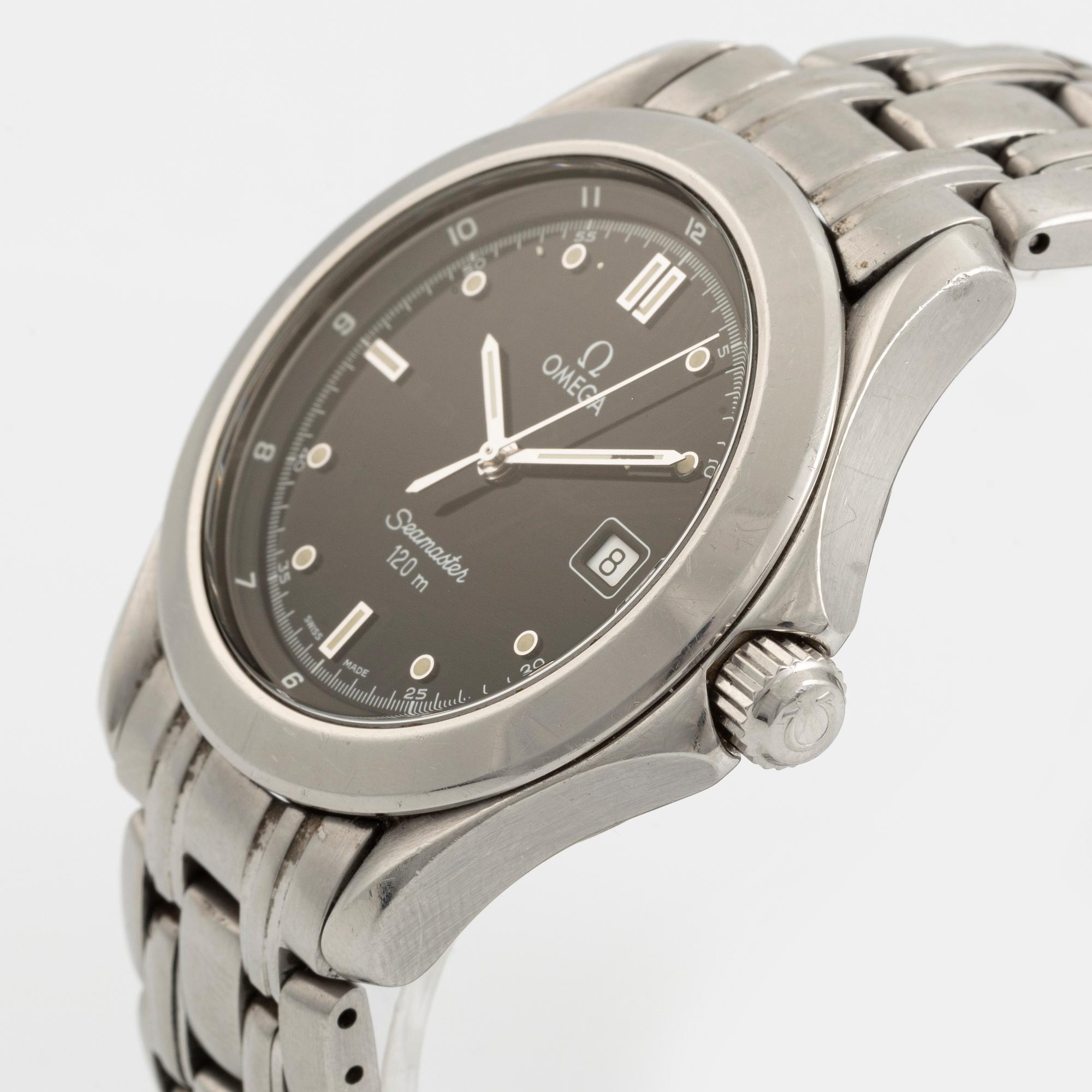 Omega, Seamaster, 120 m, armbandsur, 36 mm.