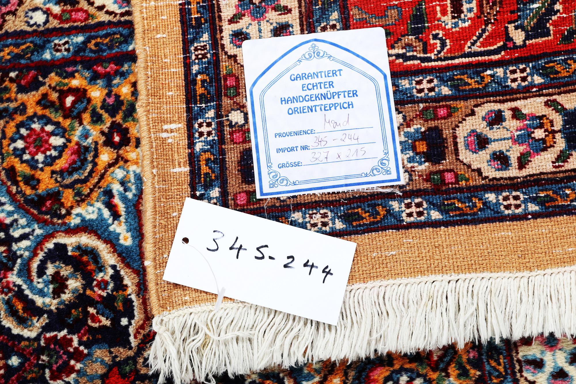 A carpet, Moud, ca 327 x 215 cm.