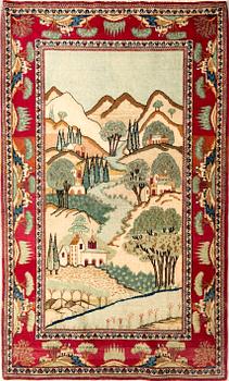 Matta Keshan figural semiantik ca 165x110 cm.